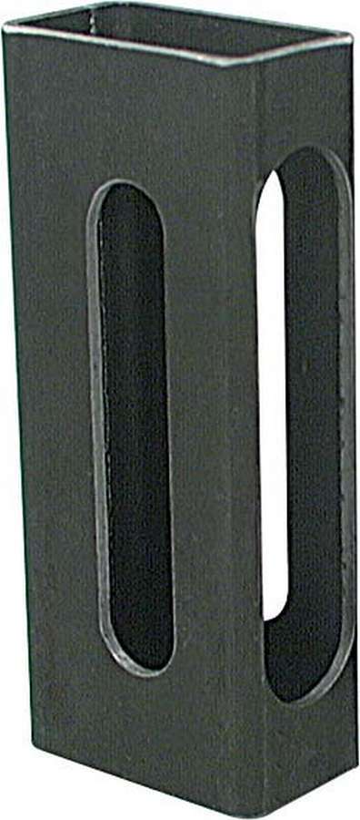 Allstar Performance ALL60188 Slider Box Trailing Arm Bracket for Frame Mounts, 3/4 Inch Slot, Steel, Natural Finish