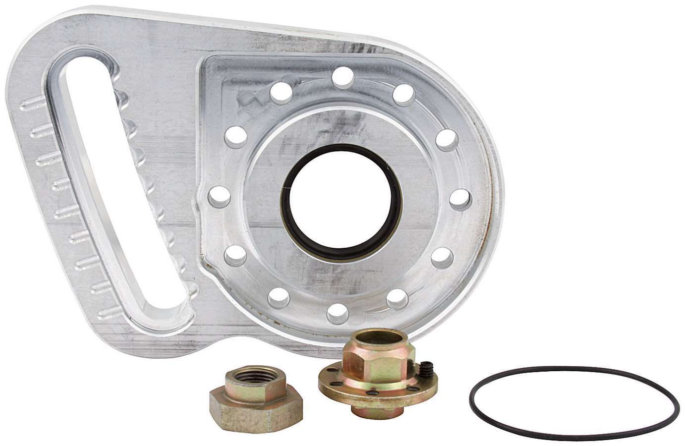 Allstar Performance ALL60285 Radiused Climbing Pinion Mount for Quick Change Single Side, Aluminum, Natural Finish