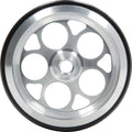 Allstar Performance ALL60512 Wheelie Bar Wheel 5-Hole Aluminum and Polyurethane, 3/8 Inch Hole