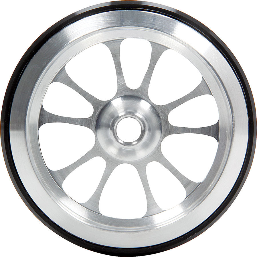 ALLSTAR Performance ALL60514 Wheelie Bar Wheel 10-Spoke Aluminum and Polyurethane