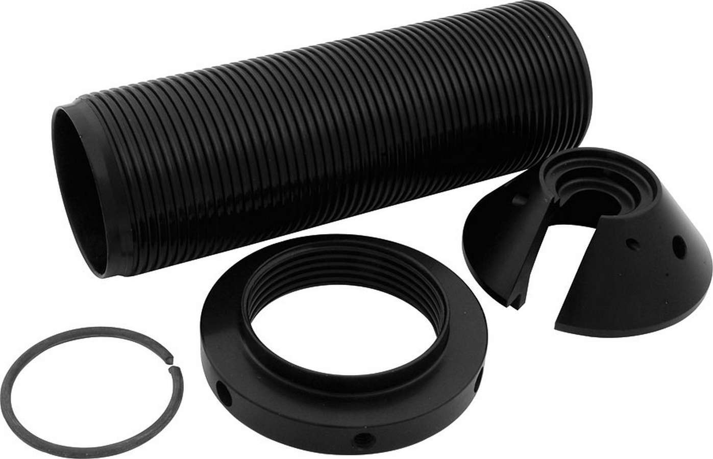 Allstar Performance ALL64149 Coil-Over Kit with Penske Shocks, 2.5 Inch Inner Diameter Spring, 2 Inch Smooth Body Shock, 7 Inch Sleeve, Aluminum Black Anodized