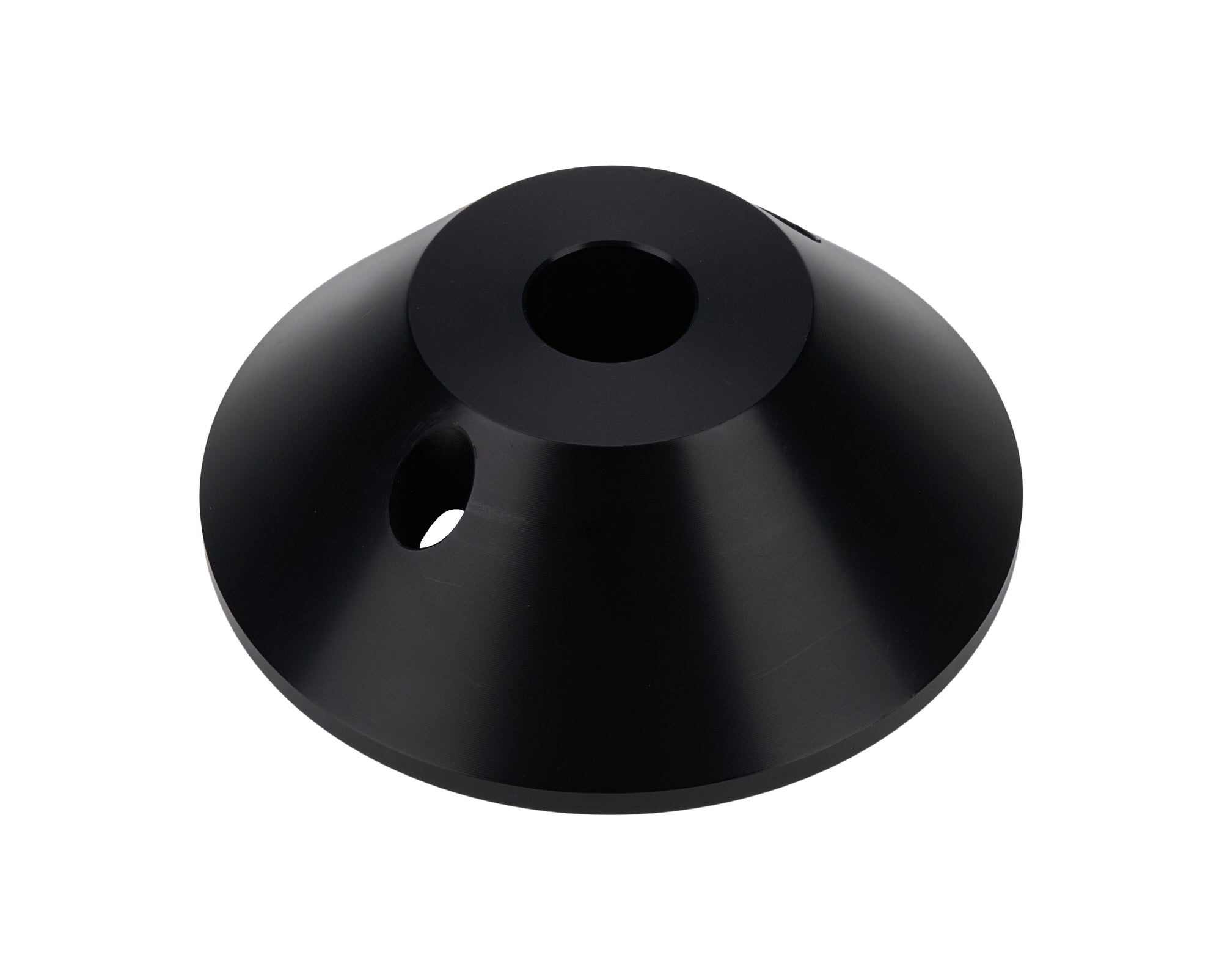 Allstar Performance ALL64188 Coil Over Spring Seat with 2.5 Inch Inner Diameter and 5/8 Inch Center Hole, Aluminum Black Anodized