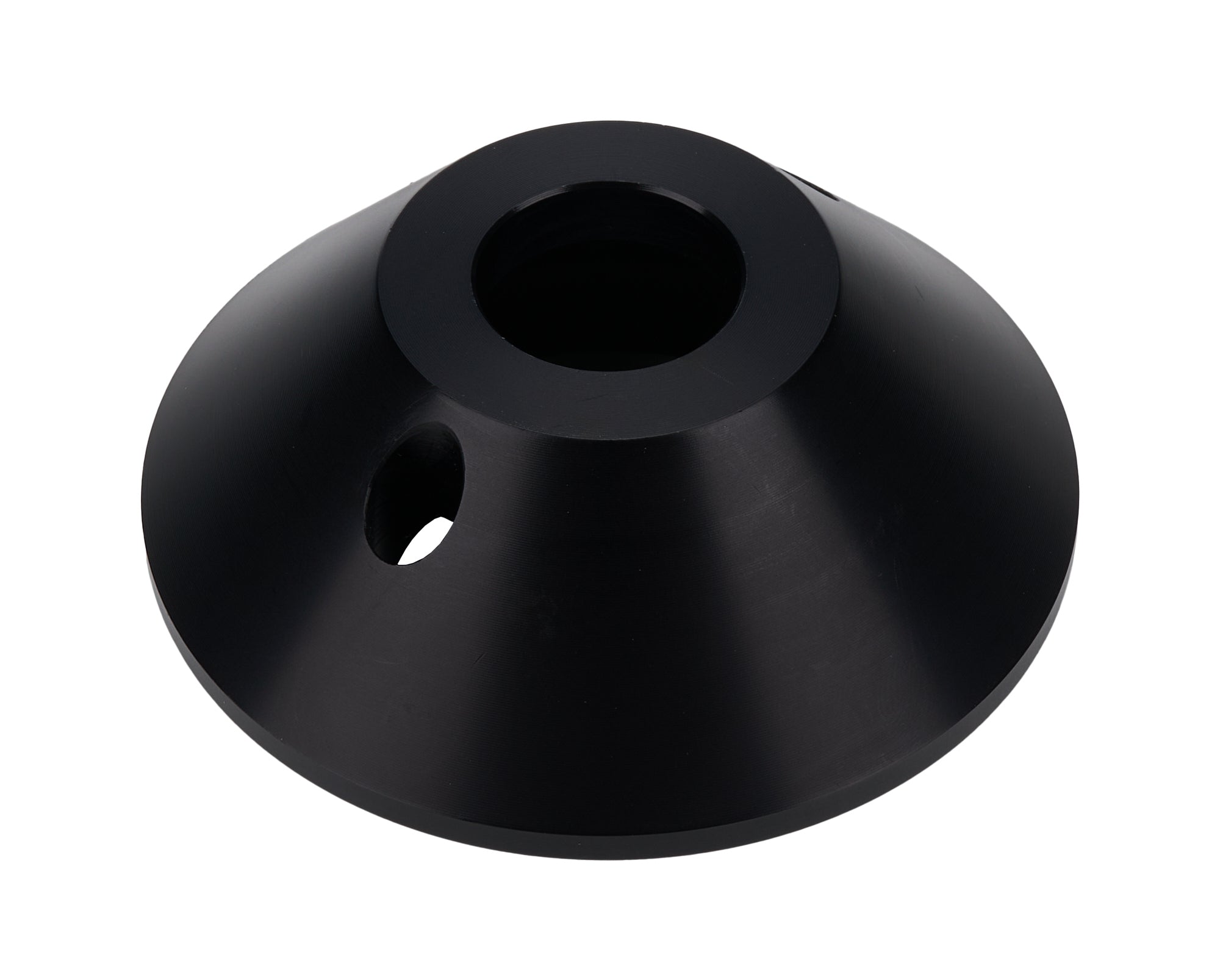 Allstar Performance ALL64189 Coil Over Spring Seat with 2.5 Inch ID and 7/8 Inch Center Hole in Aluminum, Black Anodized