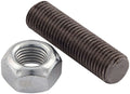 Allstar Performance ALL64304 Suspension Limiter Stud with Hex Nut and Jam Nut, 7/16-20 Thread, 1.56 Inches Long, Chromoly Steel with Zinc Oxide Finish