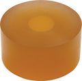 Allstar Performance ALL64329 Bump Stop Puck, 2.1 Inch Outer Diameter, 0.625 Inch Inner Diameter, 1 Inch Tall, Urethane, Brown