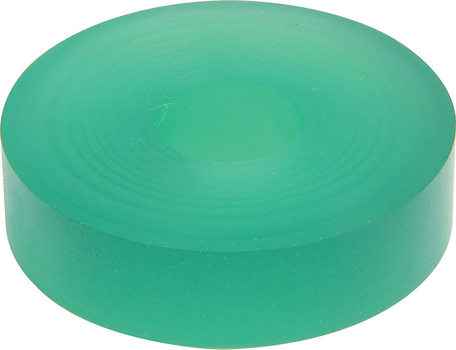 Allstar Performance ALL64330 Bump Stop Puck, 2.1 Inch Outer Diameter, 0.625 Inch Inner Diameter, 0.5 Inch Height, Urethane Material, Green Color