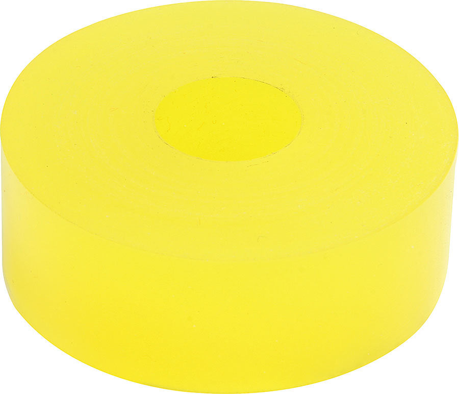 Allstar Performance ALL64345 Bump Stop Puck, 2.1 Inch Outer Diameter, 0.75 Inch Height, 0.625 Inch Inner Diameter, 75 Durometer Urethane, Yellow