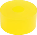 Allstar Performance ALL64346 Bump Stop Puck, 2.1 Inch Outer Diameter, 0.625 Inch Inner Diameter, 1 Inch Tall, Urethane Material, Yellow Finish