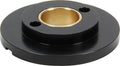 Allstar Performance ALL64357 Bump Stop Cup, 2 Inch OD, 1.2 Inch ID, 0.4 Inch Tall, Aluminum Black Anodized, 16mm Thru Hole, Single Spring