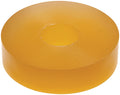 Allstar Performance ALL64367 Bump Stop Puck, 2 Inch Diameter, 0.5 Inch Inner Diameter, 0.5 Inch Height, 40 Durometer Polyurethane, Brown, Fits 14mm Shock Mounts