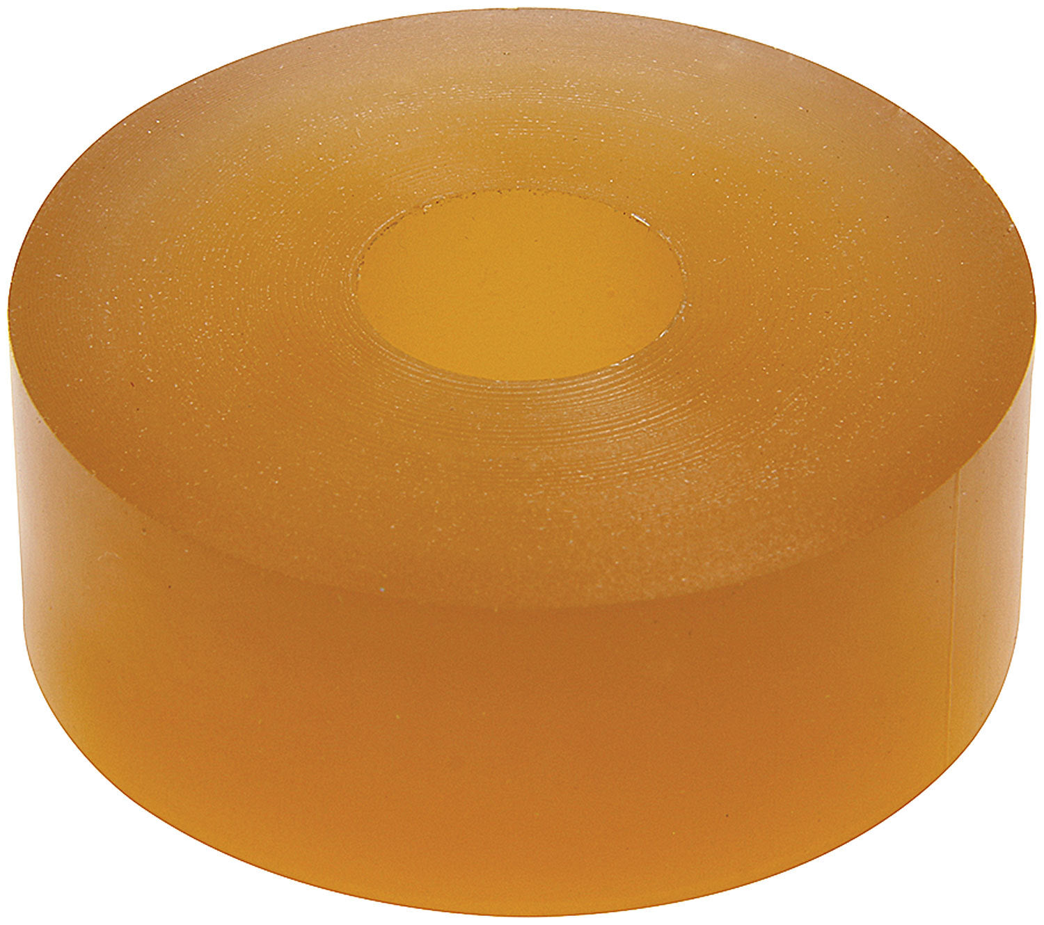 Allstar Performance ALL64368 Bump Stop Puck, 2 Inch Outer Diameter, 0.5 Inch Inner Diameter, 0.75 Inch Height, Polyurethane, Brown, for 14mm Shock Mounts