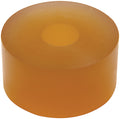 Allstar Performance ALL64369 Bump Stop Puck, 2 Inch Outer Diameter, 0.5 Inch Inner Diameter, 1 Inch Tall, 40 Durometer Polyurethane, Brown, Fits 14mm Shock Mounts
