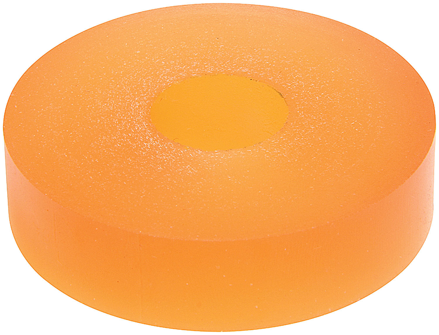 Allstar Performance ALL64373 Bump Stop Puck 55 Durometer Orange, 2 Inch Outer Diameter, 0.5 Inch Inner Diameter, 0.5 Inch Tall for Shock Mounts