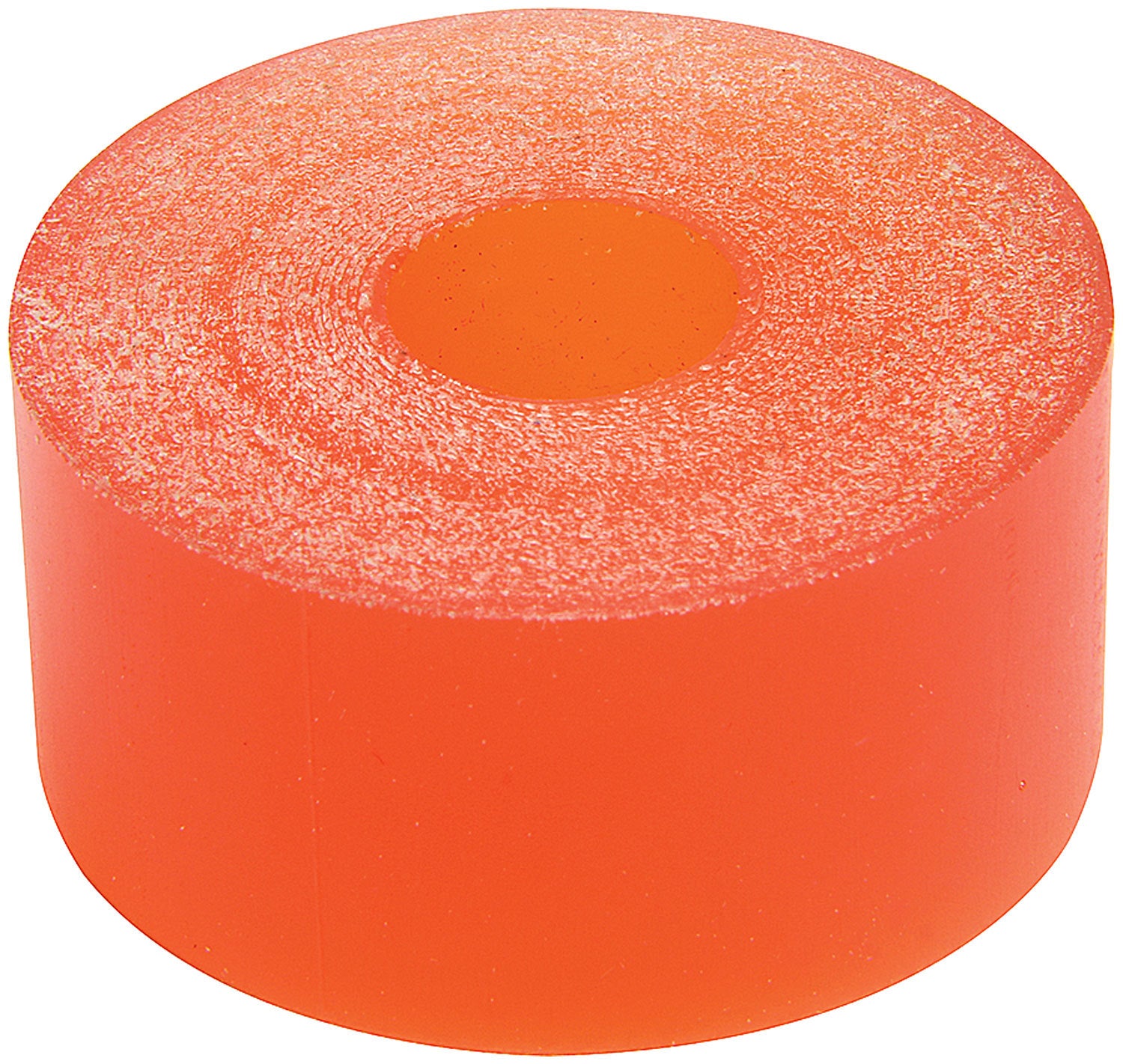 Allstar Performance ALL64375 Bump Stop Puck, 2 Inch OD, 0.5 Inch ID, 1 Inch Tall, Polyurethane, Orange, for 14mm Shock Mounts