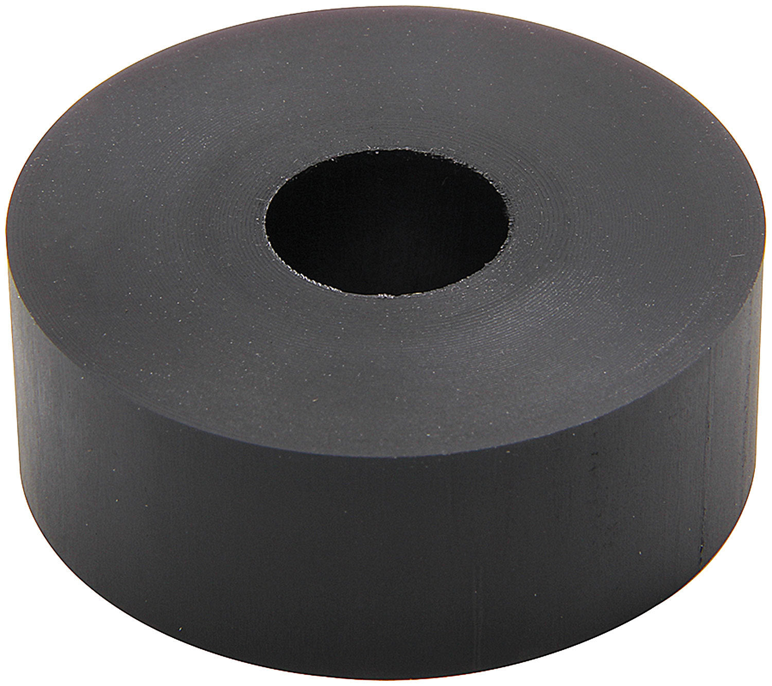 Allstar Performance ALL64380 Bump Stop Puck, 2 Inch Outer Diameter, 0.5 Inch Inner Diameter, 0.75 Inch Height, Polyurethane, Black Finish, 14mm Shock Mount