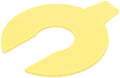 Allstar Performance ALL64410-25 Shock Shim Set, U-Shaped, 14mm Diameter, 1/16 Inch Thickness, Yellow Plastic, Pack of 25