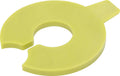 Allstar Performance ALL64418 14mm Shock Shim Set of 10, Semi-Solid Plastic, Green, 1/8 Inch Thickness