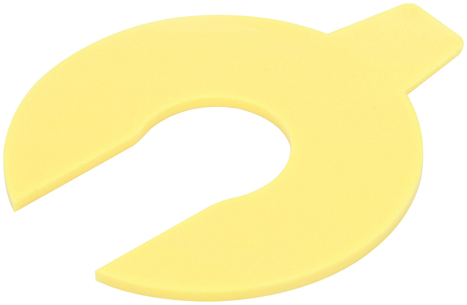 Allstar Performance ALL64450-25 U-Shaped Shock Shim Set, 16mm, 1/16 Inch Thickness, Yellow Plastic, Pack of 25