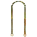 Allstar Performance ALL68344 U-Bolt for 3 Inch Axle Tube, Steel, Cadmium Finish, 10 Inch Length, 1/2-20 Right Hand Thread