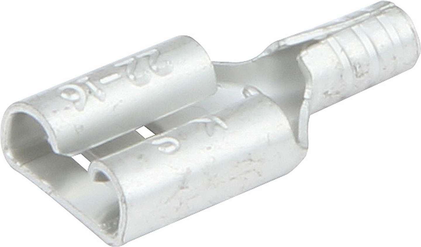 Allstar Performance ALL76008 Blade Terminal Female Non-Insulated 22-18 Gauge, Tin Plated Copper, Pack of 20