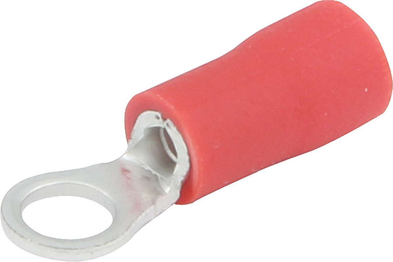 Allstar Performance ALL76031 Ring Terminal #6 Hole Insulated Copper Wire Terminals, 22-18 Gauge, Red, Pack of 20