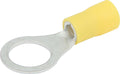 Allstar Performance ALL76056 Insulated Ring Terminal for 12-10 Gauge Wire, 3/8 Inch Hole, Tin Plated Copper, Yellow, Pack of 20