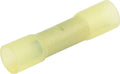 Allstar Performance ALL76080 Heat Shrink Butt Connectors 12-10 Gauge, Tin Plated Copper, Yellow, Set of 10