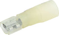 ALLSTAR Performance ALL76088 Female Heat Shrink Spade Terminal for 12-10 Gauge Wire, Tin Plated Copper, Yellow, Set of 10