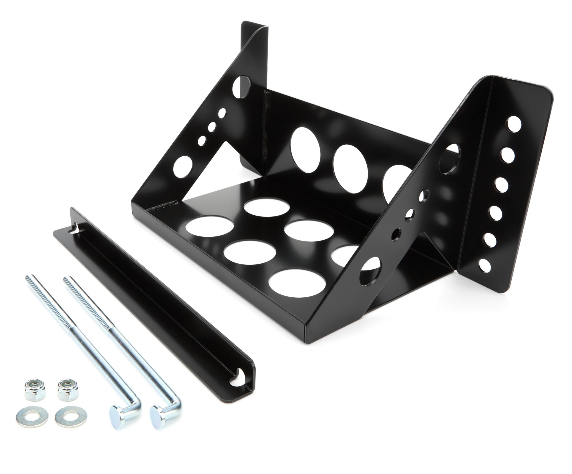 Allstar Performance ALL76103 Battery Box Bolt-On Black Steel 11 Inch Length x 7 Inch Wide