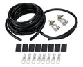 Allstar Performance ALL76115 Battery Cable Kit 4 Gauge with Top Mount Terminals and Heat Shrink, 17 Feet Black Copper