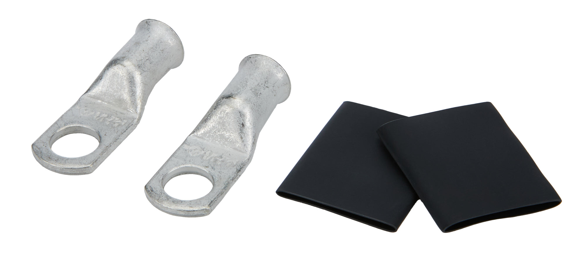 Allstar Performance ALL76117 Ring Terminals for 2 Gauge Wire, 3/8 Inch Eyelet, Tin Plated Copper, Pair