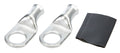 Allstar Performance ALL76129 Battery Terminal Ring Terminals 4 Gauge 1/2 Inch Eyelet Brass Pair