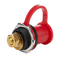 Allstar Performance ALL76140 Battery Charging Post Red with Rubber Cap, 1.25 Inch Diameter Hole and 3/8-16 Inch Stud