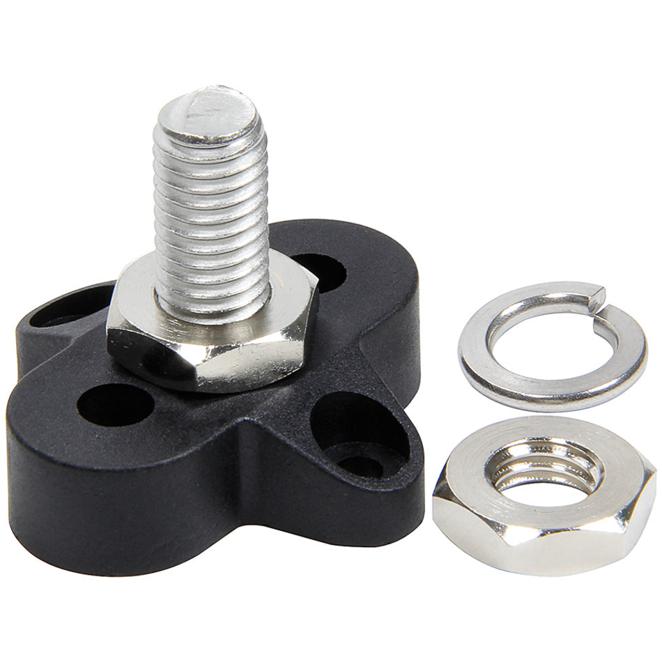 Allstar Performance ALL76146 Junction Block with 10 mm x 1.50 Thread Stud, Plastic, Black