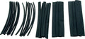 Allstar Performance ALL76160 Heat Shrink Tubing Assortment Kit, 1/8 to 1/2 Inch Diameter, Black
