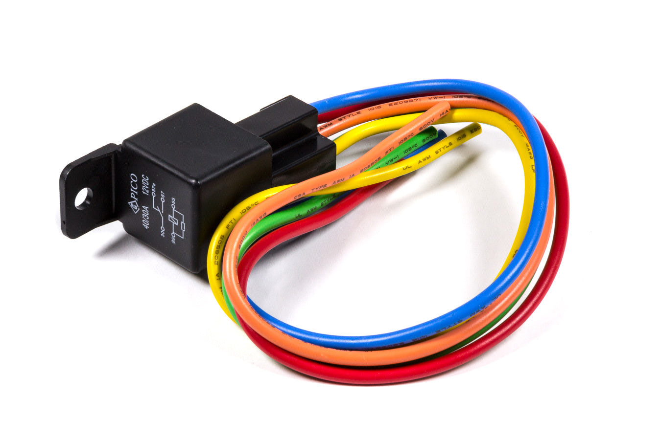 Allstar Performance ALL76186 30 Amp Relay Switch with Wiring Harness for Automotive Applications