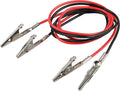 Allstar Performance ALL76216 Test Leads with Alligator Clamp Connectors, 30 Inch Length, Black and Red