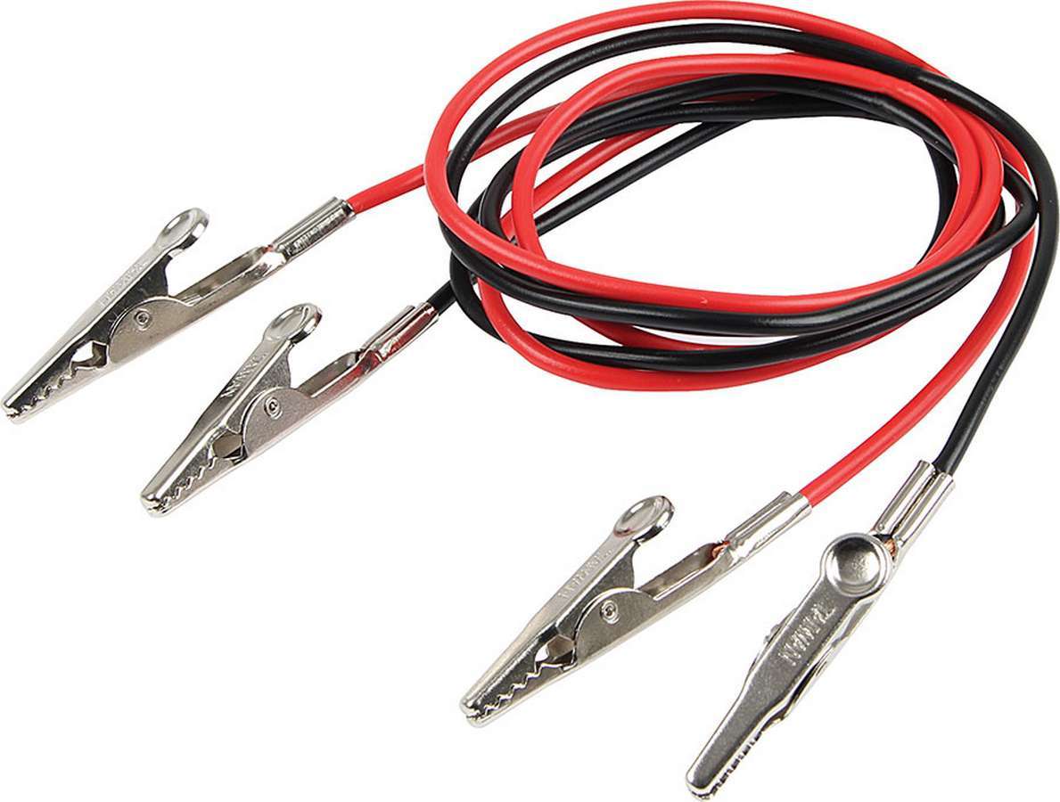 Allstar Performance ALL76216 Test Leads with Alligator Clamp Connectors, 30 Inch Length, Black and Red