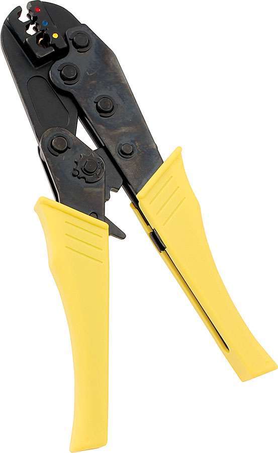 Allstar Performance ALL76220 Wire Crimp Tool Pro with Ratcheting Mechanism and Cushion Grip