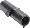 Allstar Performance ALL76289 Weather Pack Male Housing with 1 Pin for 12V Applications