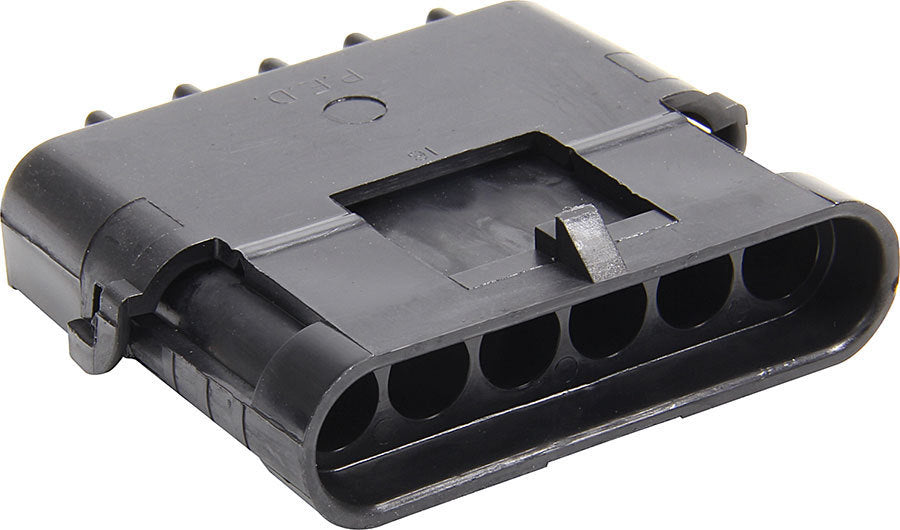 Allstar Performance ALL76299-10 Weather Pack Housing Male 6-Pin 12V 20 Amp Plastic Black Set of 10