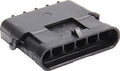 Allstar Performance ALL76299 Weather Pack Housing, 6 Pin Male, 12V, 20 Amp, Plastic Black