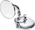 Allstar Performance ALL76401 Peep Mirrors, 4 Inch Diameter, Stainless Steel, Chrome Finish, Pair