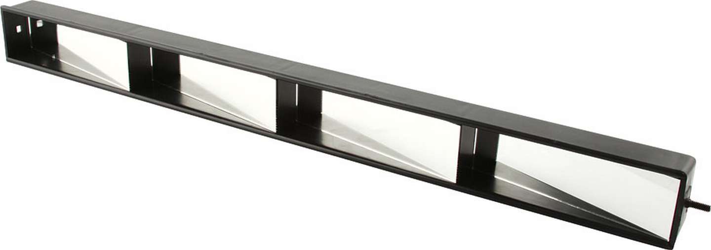 Allstar Performance ALL76404 Full View 4-Panel Rear View Mirror with 27.75 Inch Width and Black Plastic Finish