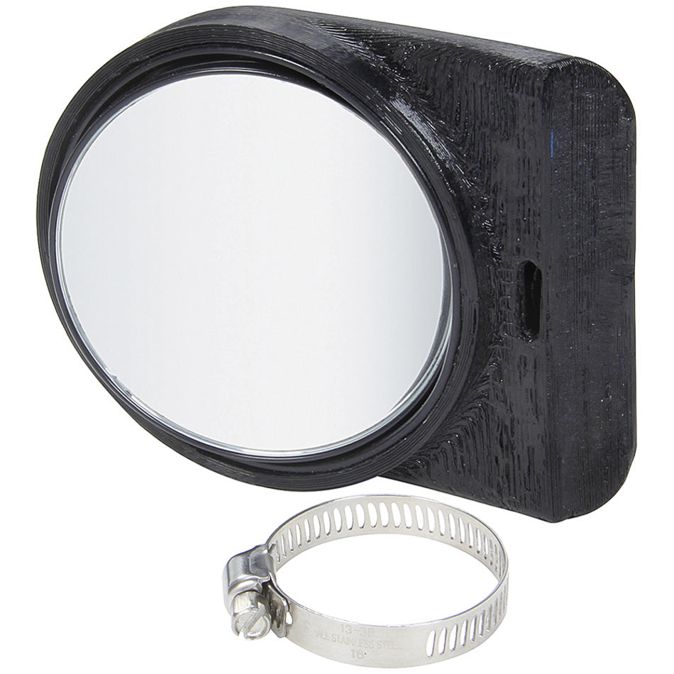 Allstar Performance ALL76409 Side View Mirror Adjustable, 3 Inch Diameter, Black Plastic