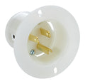 Allstar Performance ALL76430 Outlet Housing for 110V Flange Mount with 3-Prong Male Socket