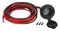 Allstar Performance ALL76436 Covered Outlet Housing with Wiring Harness, 110V Flange Mount, 3-Prong Male Socket