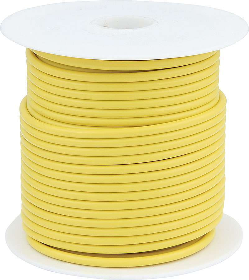 Allstar Performance 20 AWG Yellow Primary Wire, 100 Feet Roll, Copper Conductor with Plastic Insulation