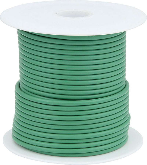 Allstar Performance 14AWG Green Primary Wire 100ft Copper with Plastic Insulation
