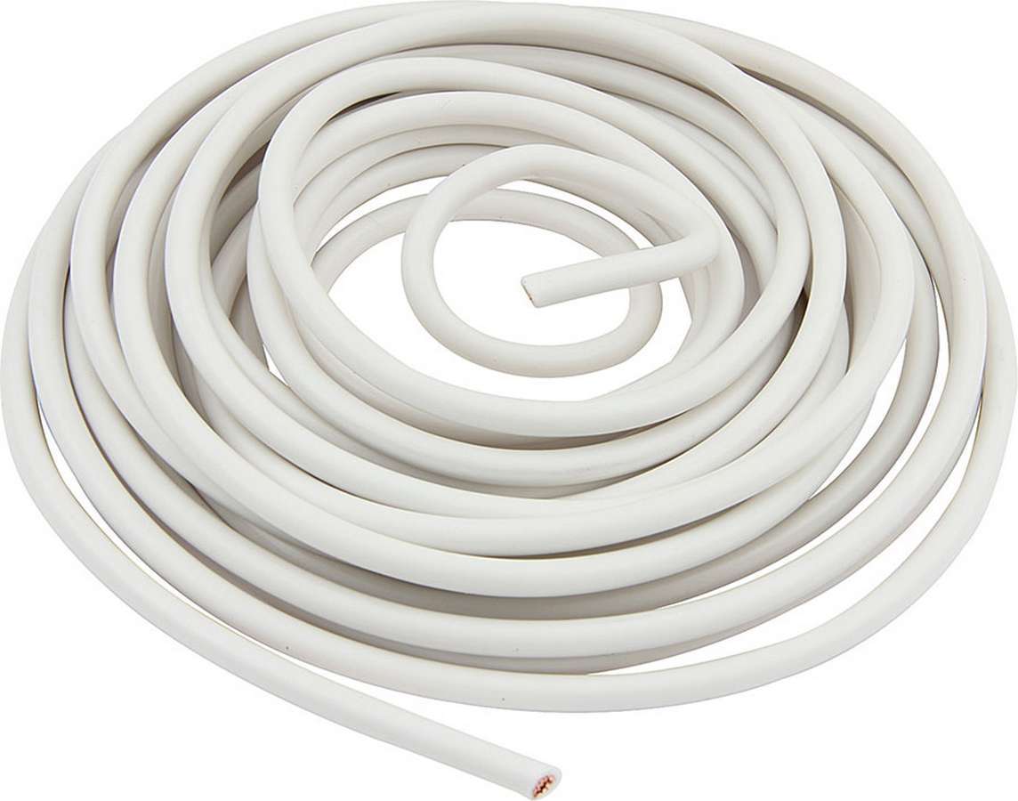 Allstar Performance 12-76562 12-Gauge White Primary Wire, 12 Feet with Copper Conductors and Plastic Insulation